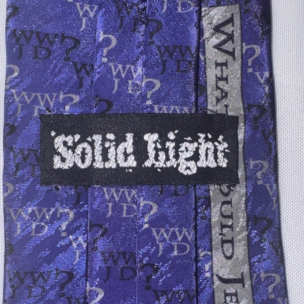 What Would Jesus Do Patterned Tie - Picture 5 of 12
